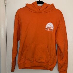 Sporty & Rich Orange Raquet Club Hoodie
